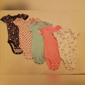 Discounted Baby Girl Onesie 0-3M Carters, Gerber Baby, Bon Bebe